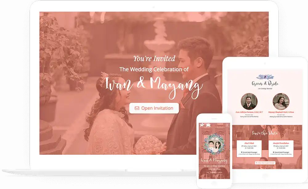 WeddingWish Multi Device Support